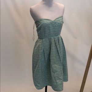Strapless Size S (1, 38) blue strapless dress